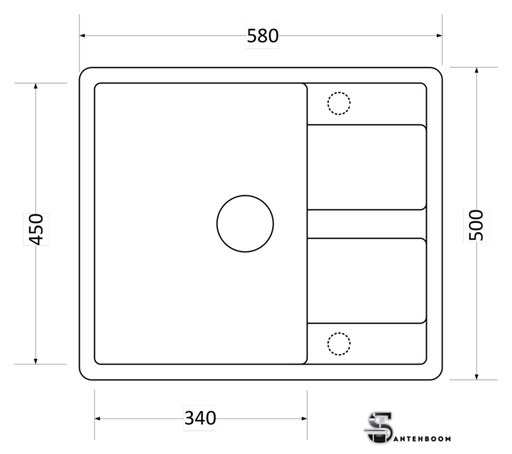 Кухонная мойка ZorG Apollo 58 (серый жемчуг) - Изображение №3 — Интернет-магазин santehboom.by