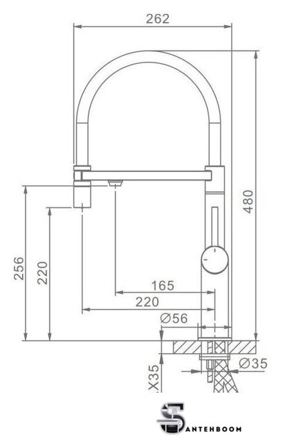 Смеситель Raglo R20.63.09 - Изображение №2 — Интернет-магазин santehboom.by