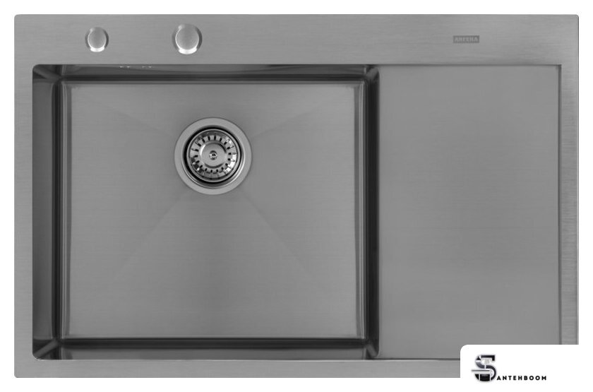 Кухонная мойка ARFEKA ECO AR 780*500 L SATIN - Изображение №2 — Интернет-магазин santehboom.by