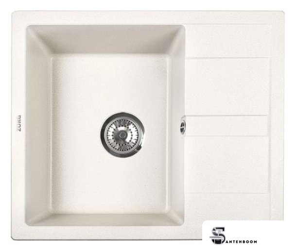 Кухонная мойка ZorG Apollo 58 (белый камень) - Изображение №1 — Интернет-магазин santehboom.by
