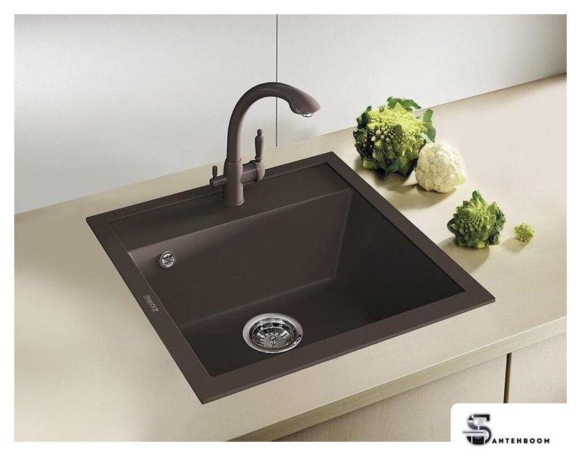 Кухонная мойка ZorG Como 51 (серый жемчуг) - Изображение №3 — Интернет-магазин santehboom.by