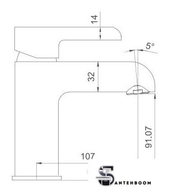 Смеситель Gappo G1003-8 - Изображение №2 — Интернет-магазин santehboom.by