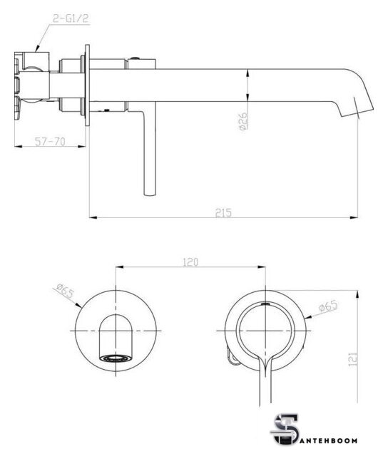 Смеситель Raglo R20.11.09 - Изображение №2 — Интернет-магазин santehboom.by