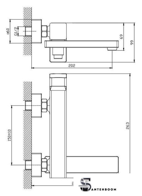 Комплект смесителей Raglo R30.30.09 - Изображение №2 — Интернет-магазин santehboom.by
