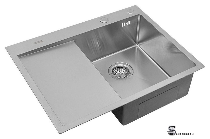 Кухонная мойка ARFEKA ECO AR 650*500 R SATIN - Изображение №1 — Интернет-магазин santehboom.by