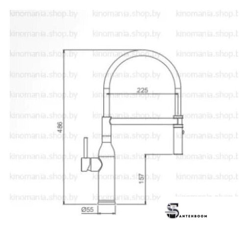 Смеситель Gappo G4098-25 - Изображение №4 — Интернет-магазин santehboom.by