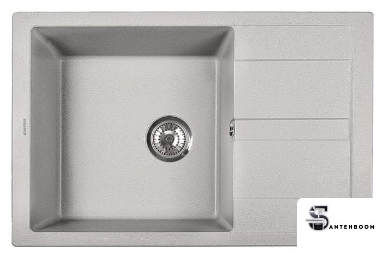 Кухонная мойка ZorG Apollo 78 (серый жемчуг) - Изображение №1 — Интернет-магазин santehboom.by