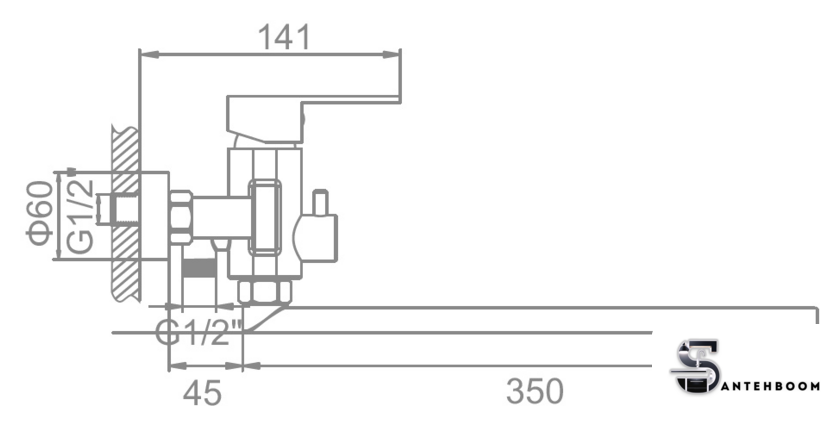 Смеситель Ledeme H716 L72216 - Изображение №2 — Интернет-магазин santehboom.by