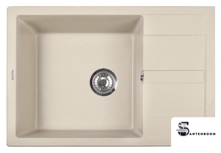 Кухонная мойка ZorG Apollo 78 (песчаный берег) - Изображение №1 — Интернет-магазин santehboom.by