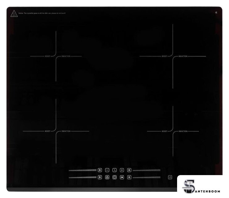 Варочная панель ZorG INO61 (черный) - Изображение №1 — Интернет-магазин santehboom.by