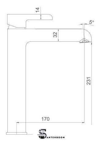 Смеситель Gappo G1003-16 - Изображение №2 — Интернет-магазин santehboom.by