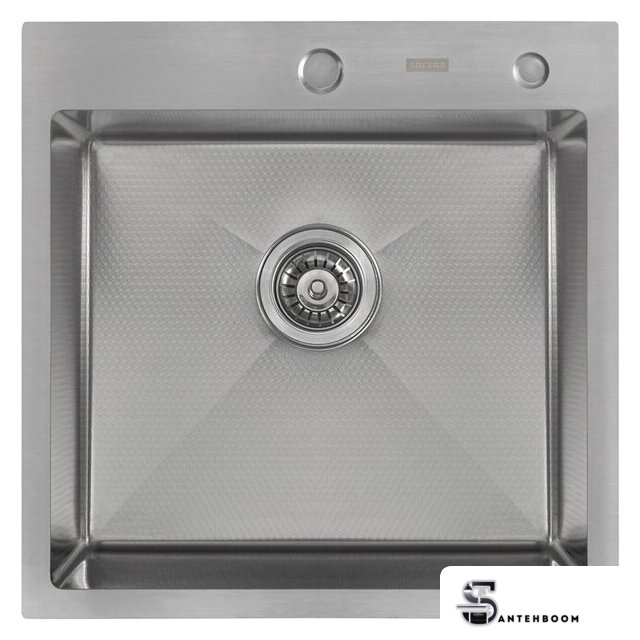 Кухонная мойка ARFEKA Eco AR 500*500 Satin Decor - Изображение №2 — Интернет-магазин santehboom.by