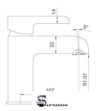 Смеситель Gappo G1003-6 - Изображение №2 — Интернет-магазин santehboom.by