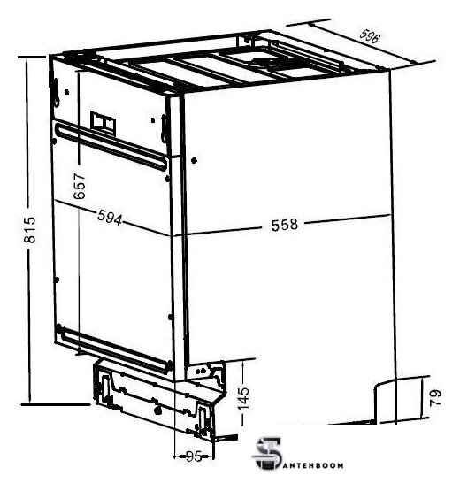 Встраиваемая посудомоечная машина ZorG W60B2A121G-A - Изображение №5 — Интернет-магазин santehboom.by