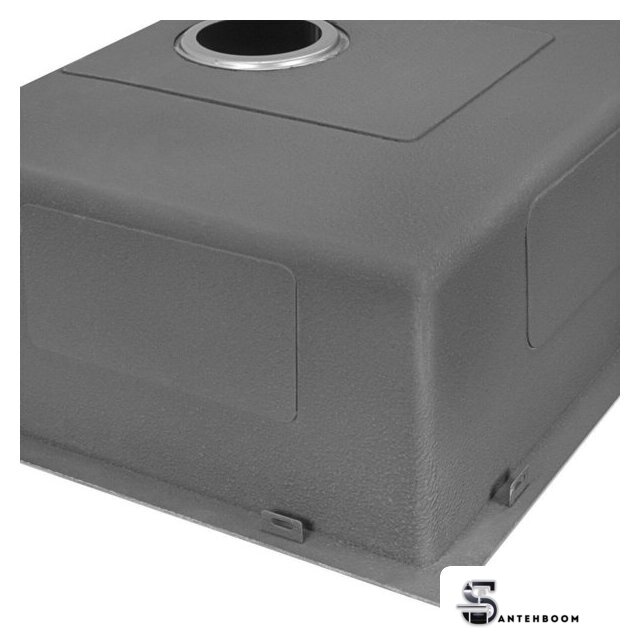 Кухонная мойка ARFEKA Eco AR 600*500 Black PVD Nano Decor - Изображение №5 — Интернет-магазин santehboom.by