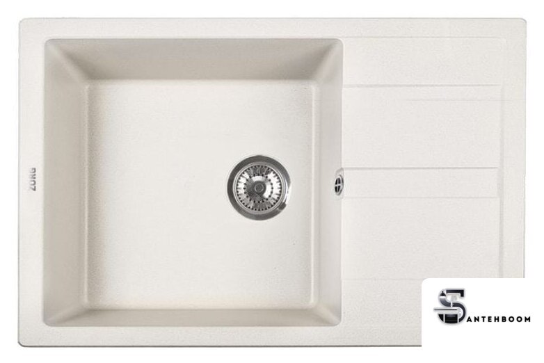 Кухонная мойка ZorG Apollo 78 (белый камень) - Изображение №1 — Интернет-магазин santehboom.by