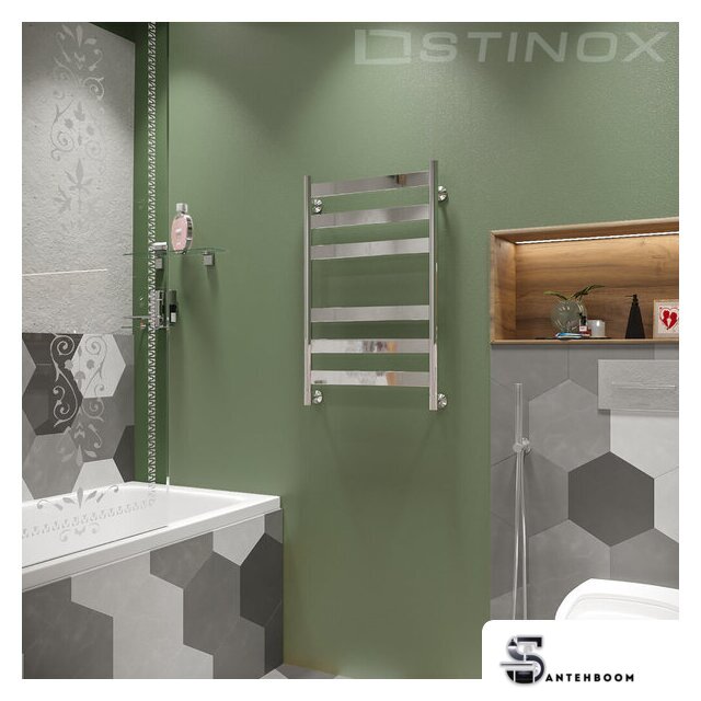 Полотенцесушитель Stinox Napoli 50x80 nap80 Ral 9005 - Изображение №1 — Интернет-магазин santehboom.by
