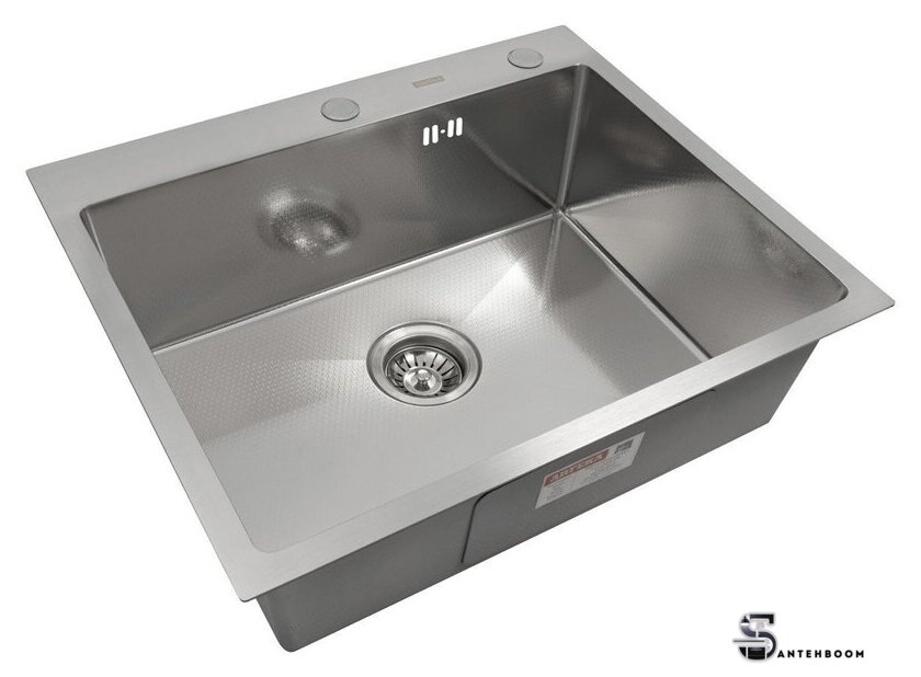 Кухонная мойка ARFEKA Eco AR 600*500 Satin Decor - Изображение №2 — Интернет-магазин santehboom.by