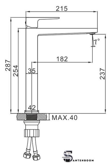 Смеситель Ledeme L1173 - Изображение №2 — Интернет-магазин santehboom.by