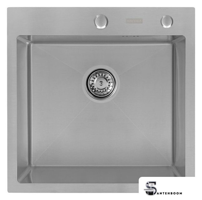 Кухонная мойка ARFEKA ECO AR мойка 500*500, коландер F, дозатор SATIN - Изображение №4 — Интернет-магазин santehboom.by