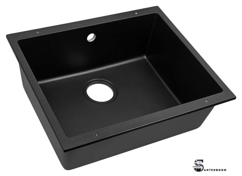 Кухонная мойка ZorG Subline 50 (черный оникс) - Изображение №2 — Интернет-магазин santehboom.by
