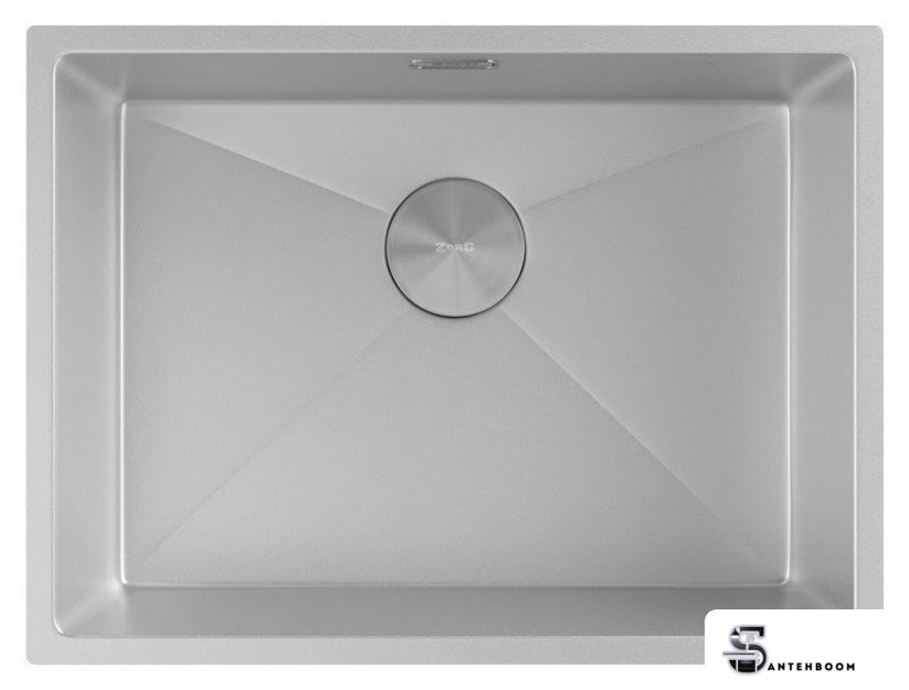 Кухонная мойка ZorG Zerox 59 U / IF Zurinox Steel - Изображение №3 — Интернет-магазин santehboom.by