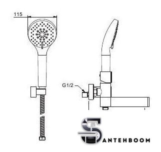 Смеситель Gappo G3281 - Изображение №2 — Интернет-магазин santehboom.by