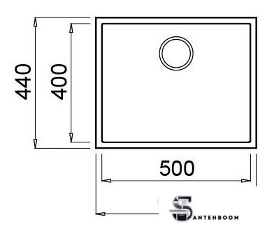 Кухонная мойка Elleci Quadra 105 Undermount Aluminium M79 - Изображение №2 — Интернет-магазин santehboom.by