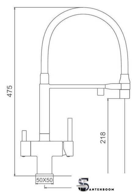 Смеситель Gappo G4395-59 - Изображение №2 — Интернет-магазин santehboom.by