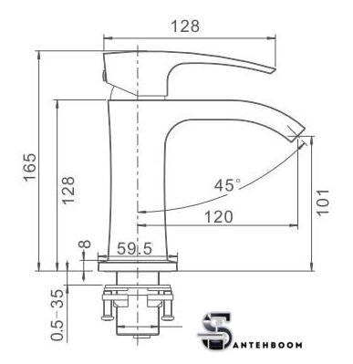 Смеситель Gappo G1007-6 - Изображение №2 — Интернет-магазин santehboom.by