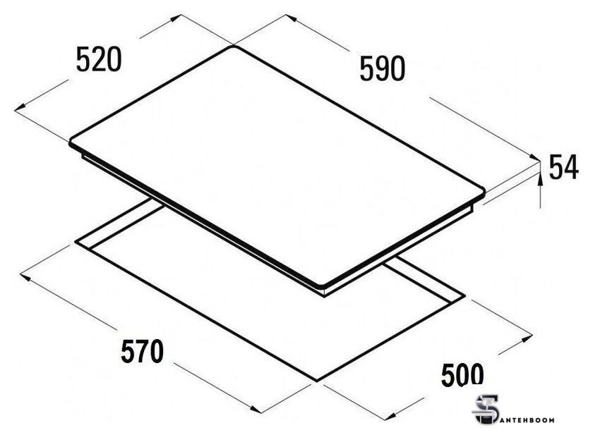 Варочная панель Schtoff IT4603 White - Изображение №2 — Интернет-магазин santehboom.by
