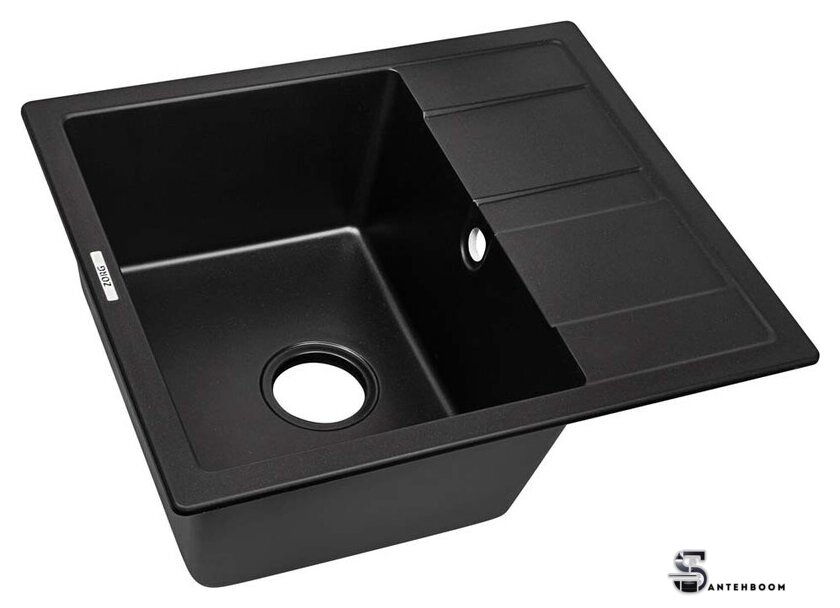 Кухонная мойка ZorG Apollo 58 (черный оникс) - Изображение №2 — Интернет-магазин santehboom.by