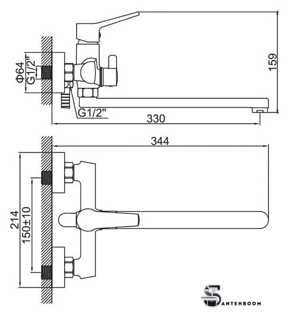 Смеситель Ledeme L2269B - Изображение №2 — Интернет-магазин santehboom.by