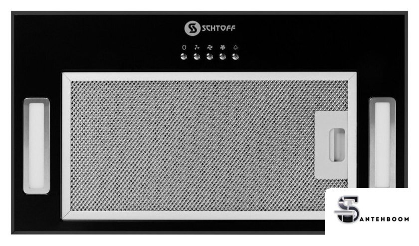 Кухонная вытяжка Schtoff Vento 50 Black - Изображение №2 — Интернет-магазин santehboom.by
