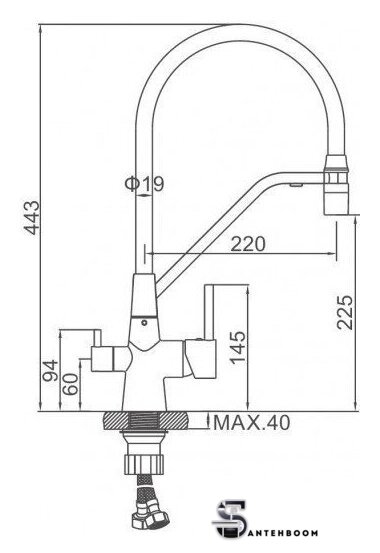 Смеситель Ledeme L4897A-9 - Изображение №10 — Интернет-магазин santehboom.by