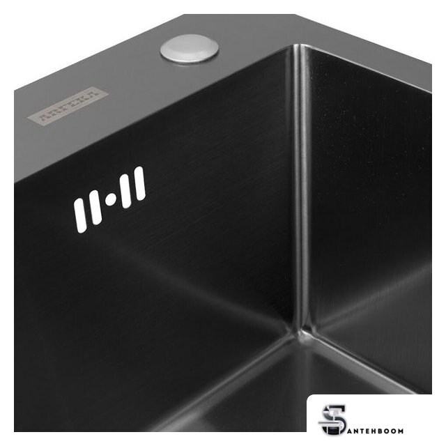 Кухонная мойка ARFEKA ECO AR 700*500 BLACK PVD NANO - Изображение №3 — Интернет-магазин santehboom.by
