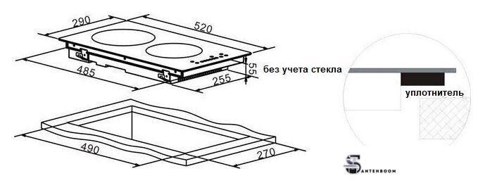 Варочная панель Schtoff I30H03 Black - Изображение №4 — Интернет-магазин santehboom.by