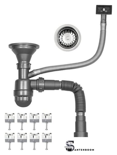 Кухонная мойка ARFEKA ECO AR 700*500 SATIN DECOR VOLCANIC ROCK - Изображение №9 — Интернет-магазин santehboom.by