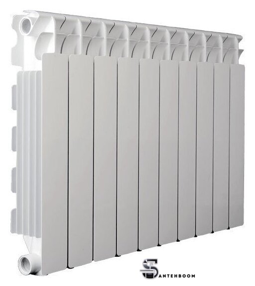 Алюминиевый радиатор Fondital Calidor Super B4 500/100 V69003408 (8 секций) - Изображение №1 — Интернет-магазин santehboom.by