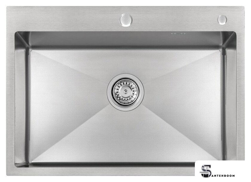 Кухонная мойка ARFEKA ECO AR 700*500 SATIN DECOR MILLET GRAINS - Изображение №4 — Интернет-магазин santehboom.by