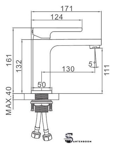 Смеситель Gerhans K11027W - Изображение №6 — Интернет-магазин santehboom.by