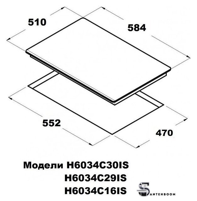 Варочная панель Schtoff H6034C30IS White - Изображение №4 — Интернет-магазин santehboom.by