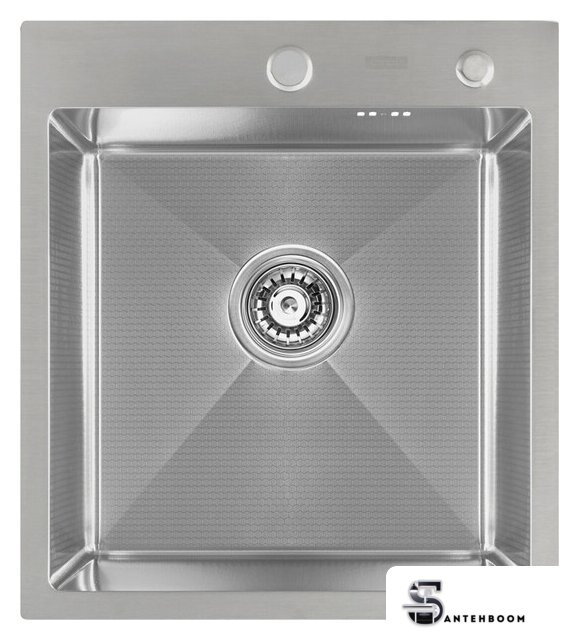 Кухонная мойка ARFEKA ECO AR 450*500 SATIN DECOR - Изображение №1 — Интернет-магазин santehboom.by