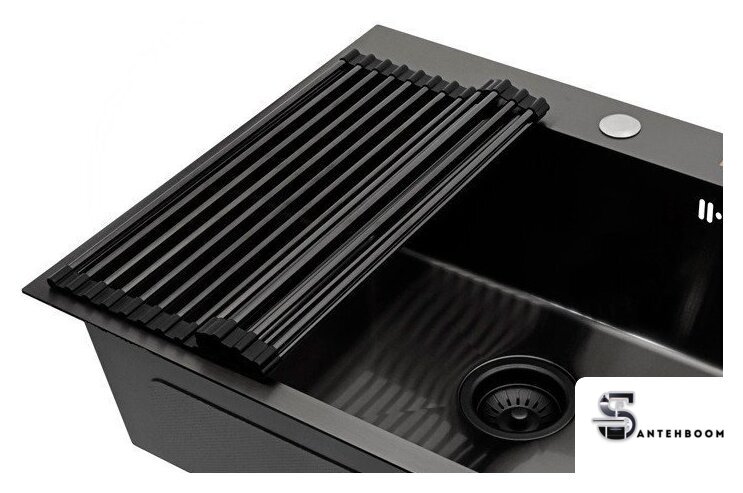 Решетка на кухонную мойку ARFEKA Eco AR (black) - Изображение №1 — Интернет-магазин santehboom.by