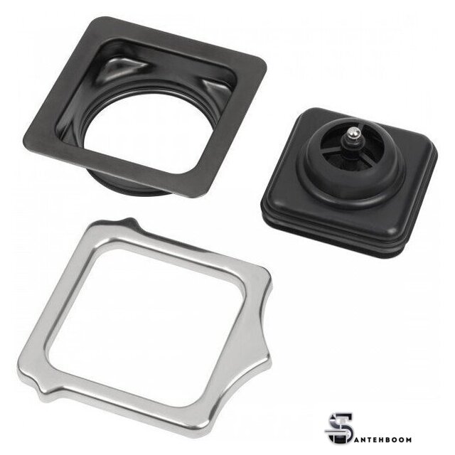 Горловина ZorG Black SQ8018 BL - Изображение №2 — Интернет-магазин santehboom.by