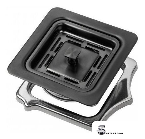 Горловина ZorG Black SQ8018 BL - Изображение №1 — Интернет-магазин santehboom.by