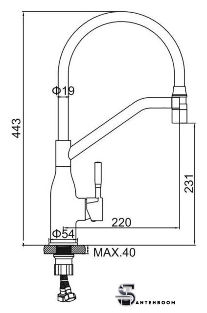 Смеситель Ledeme L4798-2 - Изображение №2 — Интернет-магазин santehboom.by