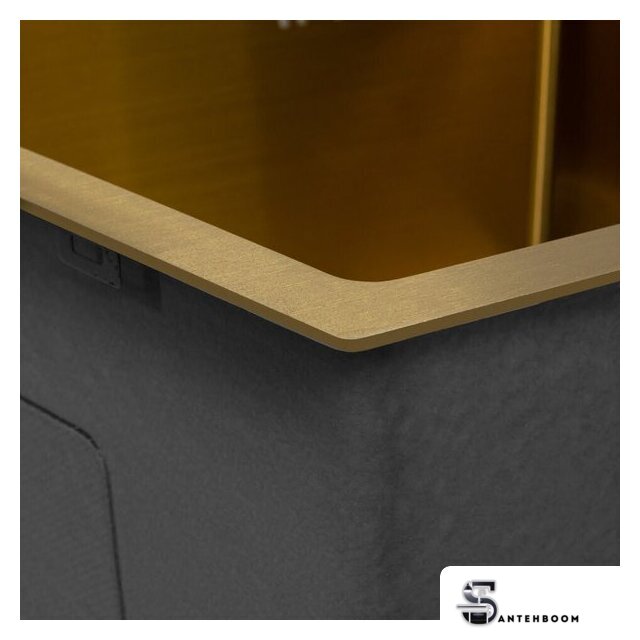 Кухонная мойка ARFEKA ECO AR 700*500 GOLD PVD NANO - Изображение №6 — Интернет-магазин santehboom.by