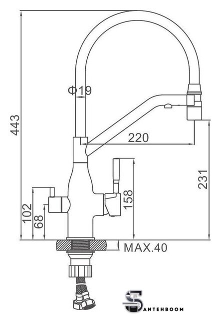 Смеситель Ledeme L4797D-12 - Изображение №10 — Интернет-магазин santehboom.by