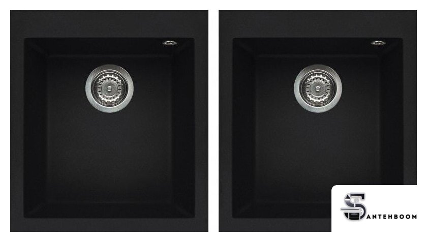 Кухонная мойка Elleci Quadra 200 Black K86 - Изображение №1 — Интернет-магазин santehboom.by